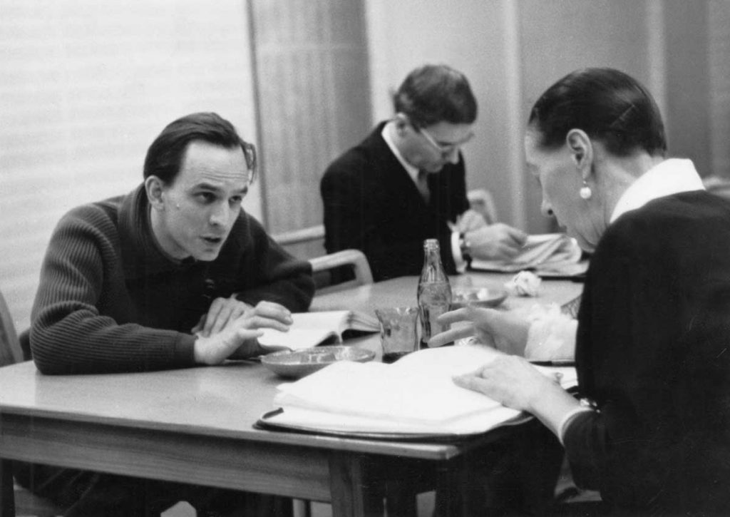 Ingmar Bergman, Tora Teje och Gunnar Björnstrand